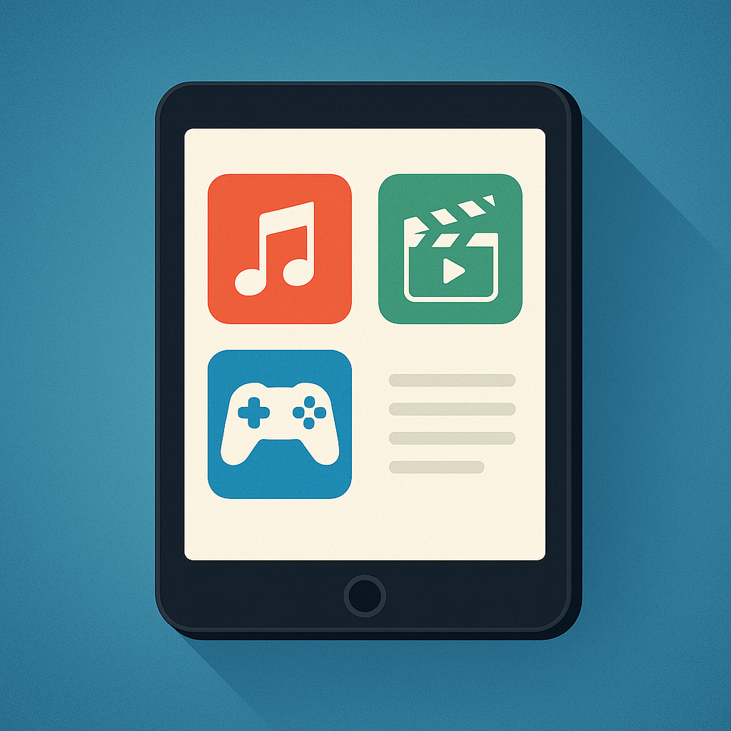 Tablet user